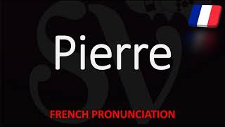 How to Pronounce Pierre French First Name Pronunciation Native Speaker [upl. by Demona571]