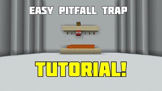 Minecraft 116 Simple Pitfall Trap Tutorial [upl. by Loise134]