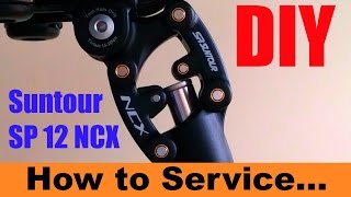 Suntour SP12 NCX service englisch [upl. by Wilmer514]