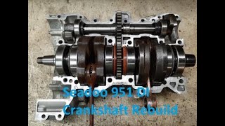 Seadoo 951 DI Crankshaft Rebuild [upl. by Adnamma]