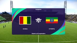 Guinea vs Ethiopia 24032023 Africa Cup of Nations PES 2021 [upl. by Leihcey998]