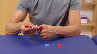 Leukotape® K  Finger Kinesiology Taping SelfApplication [upl. by Evie]