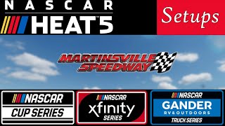 NASCAR Heat 5 Setup Martinsville CupXfinityTrucks [upl. by Lobiv]