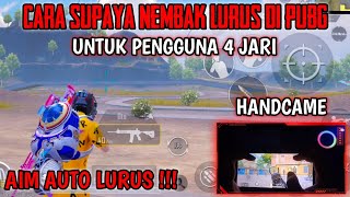 CARA AIM LURUS DI PUBG MENGGUNAKAN LAYOUT 4 JARI  CARA NEMBAK LURUS DI PUBG  PUBG MOBILE 30 [upl. by Ahsonek]