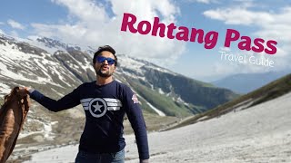 Rohtang Pass Manali  Rohtang Pass Tour Budget  Rohtang Pass Tour in Hindi  Rohtang Pass Guide [upl. by Engeddi]