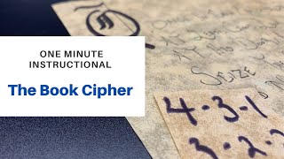 Book cipher  1 minute Instructional [upl. by Yelyac447]