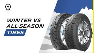 How to choose between winter tires and allseason tires  Michelin [upl. by Haimirej]