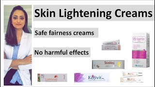 Safe skin lightening creams how to reduce dark spots  best fairness creams  dermatologist [upl. by Norrahs810]