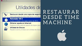 Restaurar MAC desde Time Machine [upl. by Olimac]