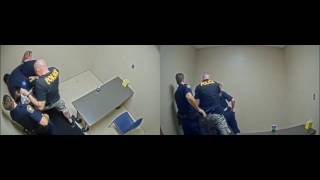 VIDEO Murder suspect tries to grab officers gun [upl. by Olmstead]