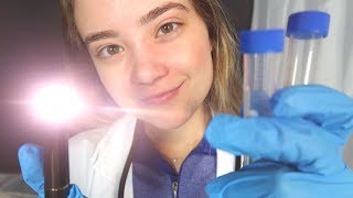 ASMR DOCTOR FACIAL RESEARCH EXAM ROLEPLAY 🔍 Examining You Gloves Light Whispering [upl. by Wiese]