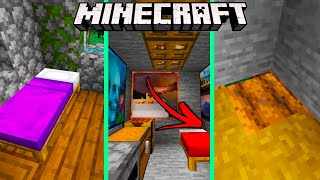 7 PASSAGENS SECRETAS IMPOSSÍVEIS DE ENCONTRAR NO MINECRAFT [upl. by Tyree]