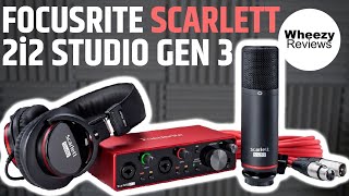 Focusrite Scarlett 2i2 Studio 3rd Gen Unboxing  Bundle Review Part 1 [upl. by Elleined]