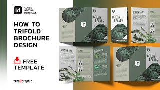 How to Trifold Brochure Design in Adobe Indesign CC [upl. by Ulrica]