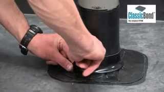 Rubber Roof Pipe Wrap  EPDM Installation Guides and Training [upl. by Enoval]