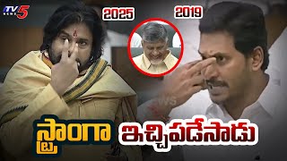 Pawan Kalyan Strong Counter to YS Jagan  AP Assembly  CM Chandrababu  YSRCP  TV5 News [upl. by Flor]