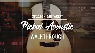 SESSION GUITARIST PICKED ACOUSTIC Walkthrough  Native Instruments [upl. by Latsyrd]