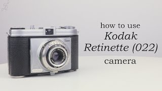 Kodak Retinette type 022 How to use  Video manual [upl. by Caia507]