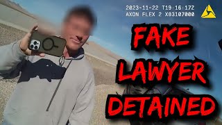 Frauditor Delete Lawz HANDCUFFED and TICKETED [upl. by Urbano587]