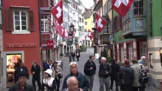 Zurich Switzerland Old Town walking tour [upl. by Honora]