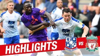 Highlights Tranmere 23 Liverpool FC  Lallana inspires friendly win [upl. by Kuster]