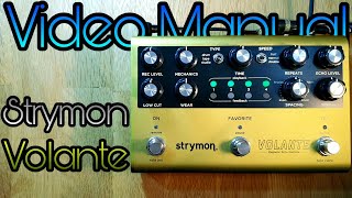 Video Manual Strymon Volante [upl. by Nosrej]