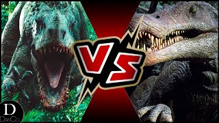 Indominus Rex VS Spinosaurus JURASSIC PARK III  BATTLE ARENA [upl. by Airdnek68]