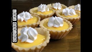 HOW TO MAKE A CUSTARD TART EGGLESS CUSTARD TART RECIPE [upl. by Jacquelin]