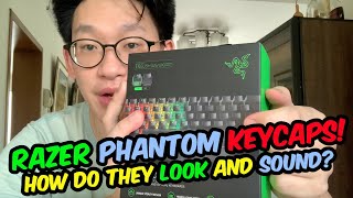 Razer Phantom Keycaps First Impressions and Installation [upl. by Letnuahs]