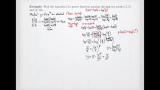 Equations from SemiLog and LogLog Plots [upl. by Kurtz]