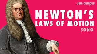 NEWTONS LAWS OF MOTION SONG Parody of DNCE  Cake By The Ocean [upl. by Anirbas]