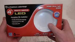 lithonia Recessed Lighting Kit Install for remodel [upl. by Dlanigger509]