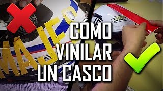 Cómo VINILAR y PERSONALIZAR un CASCO como un PRO  BRICOMAJES [upl. by Cornish]