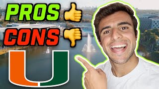 THE PROS amp CONS OF THE UNIVERSITY OF MIAMI [upl. by Tullius78]