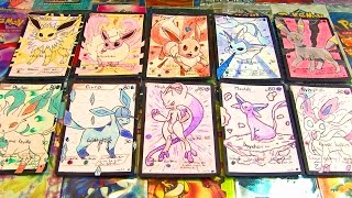 10 CARTES POKEMON FAITE MAIN INCROYABLE [upl. by Danais61]