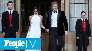 Prince Harry amp Meghan Markle Depart For Frogmore House Evening Reception  PeopleTV [upl. by Reyaht230]