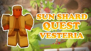 Sun Shard Guide Get Portable Water and a Weapon Roblox Vesteria [upl. by Tocci]