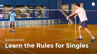 Singles Rules  Badminton [upl. by Nuli]