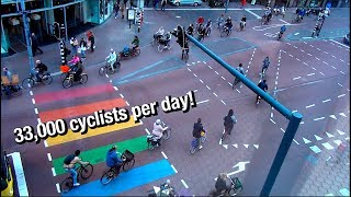 Utrecht’s Vredenburg is the busiest cycle path in all of the Netherlands [upl. by Eardnoed499]