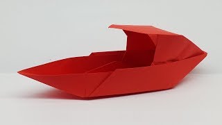 How to Make a Paper Boat Origami Tutorial  Origami Boat Canoe [upl. by Hainahpez591]