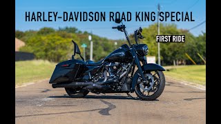 PERFECTION 2020 HarleyDavidson Road King Special First Ride [upl. by Wesle]