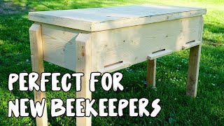 How to build a simple HORIZONTAL BEEHIVE for UNDER 50 [upl. by Anelegna]