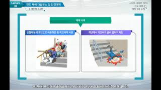 사다리 경사면 바닥의 전도 재해 예방 3대 수칙산업안전보건교육 [upl. by Donohue]