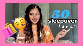 50 things to do at a sleepover  hi it’s lily [upl. by Solohcin]