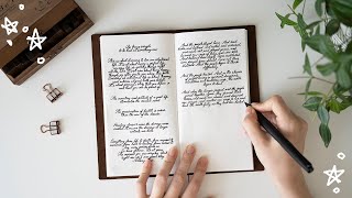 how i improved my handwriting  creating a handwriting journal [upl. by Anabella405]