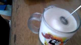 Aerolatte Review Frothing Cold Milk In Under 1 Minute [upl. by Vasyuta]