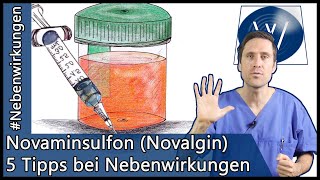 Nehmen Sie das Schmerzmittel Novalgin Beachten Sie diese Nebenwirkungen amp Tipps zu Novaminsulfon [upl. by Edson]