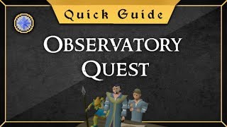 Quick Guide Observatory quest [upl. by Einnaej]