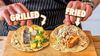 Perfect Homemade Fish Tacos Grilled Vs Fried [upl. by Dorian]