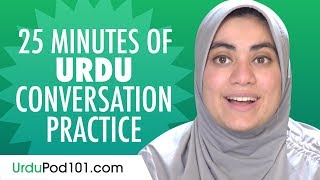 25 Minutes of Urdu Conversation Practice  Improve Speaking Skills [upl. by Sulokcin949]